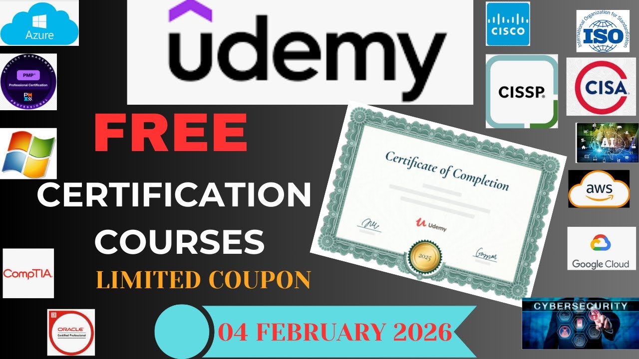 😱 10 Premium Udemy Mock Tests FREE | CompTIA, CISSP, CISA, PRINCE2 + ServiceNow! #cissp #cisa #hindi
