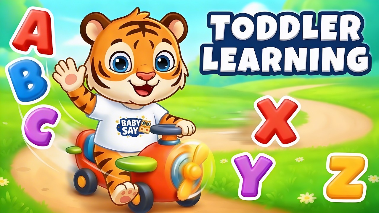Learn ABC, Animals | Toddler Learning Videos | Baby Learning First Words | Learn to Talk For Babies