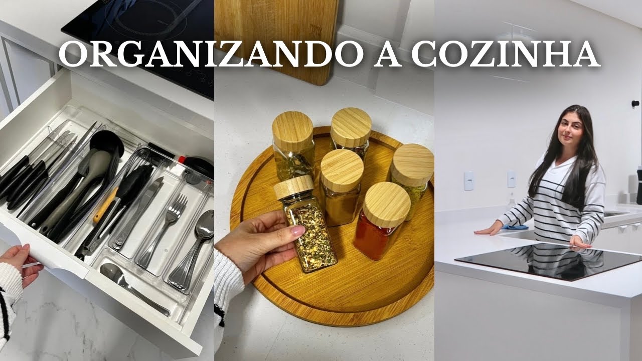 Organização da minha cozinha nova com itens da SHOPEE | Transformei sem gastar muito!