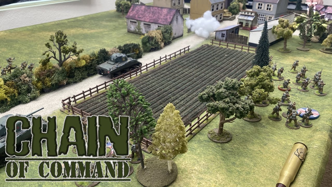 Tabletop Command Post: Chain of Command Campaign Operation Martlet- Attack on The Hauptkamplinie