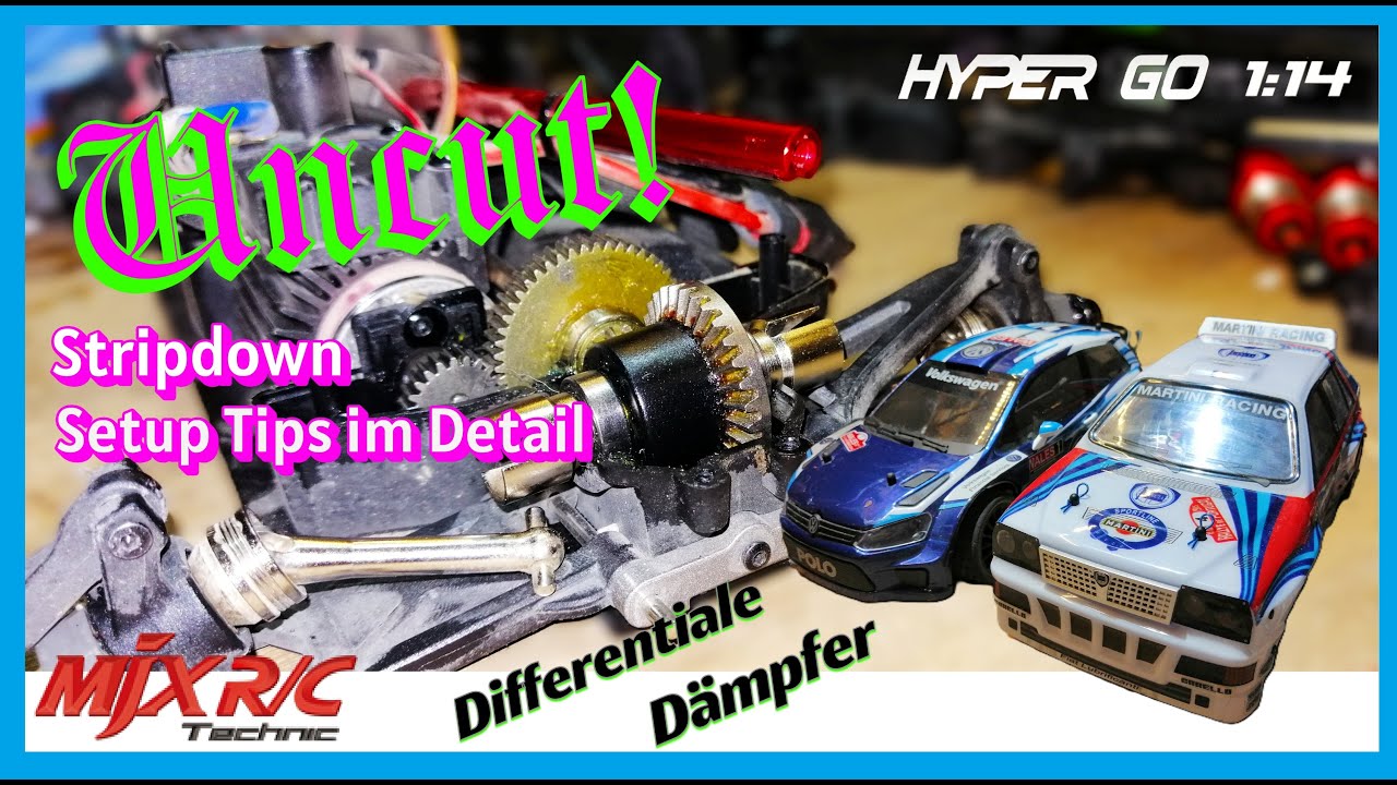 Uncut! Zerlegen und Setup Tips im Detail... MJX 14304 (VW Polo R WRC)