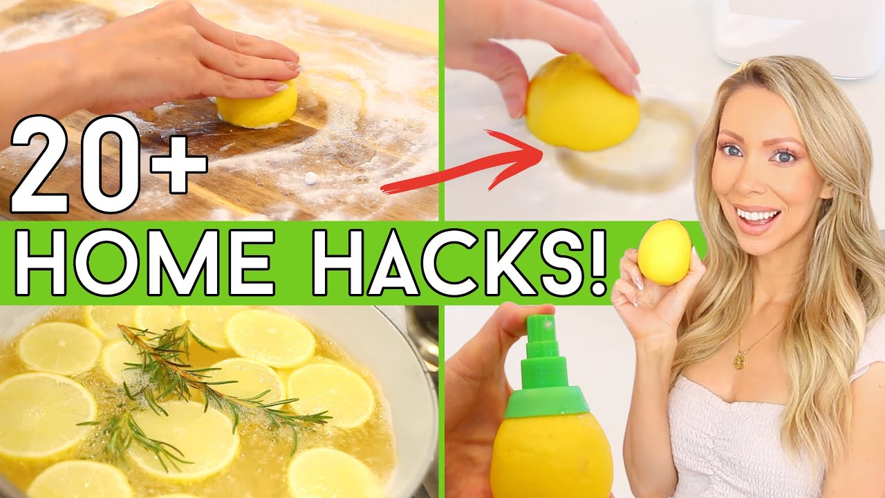 20 BRILLIANT Home Hacks You Need To Know Using Lemons!