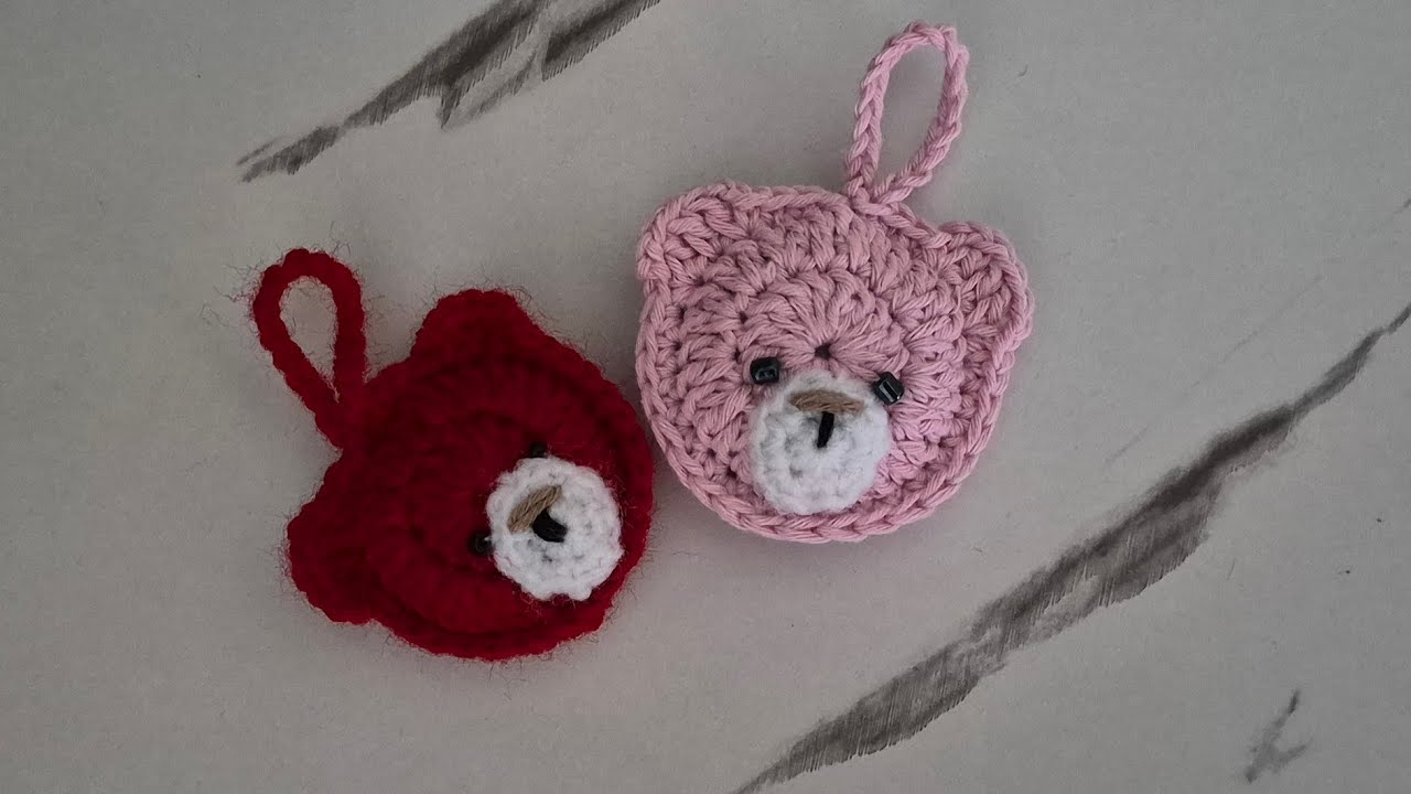 Crochet Keychain tutorial for beginners! Step by step!, #handmade #homedecor #diy #crochet #keychain