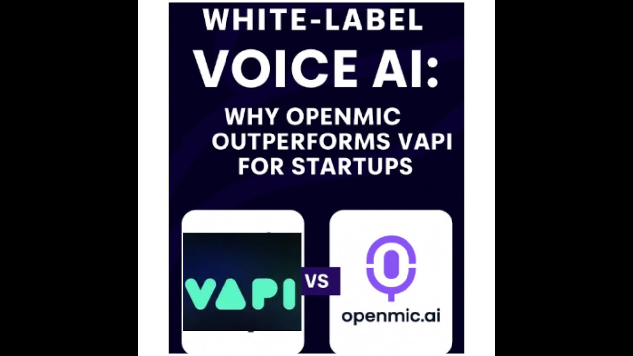 OpenMic vs Vapi: Best White-Label Voice AI for Startups&nbsp;in&nbsp;2025