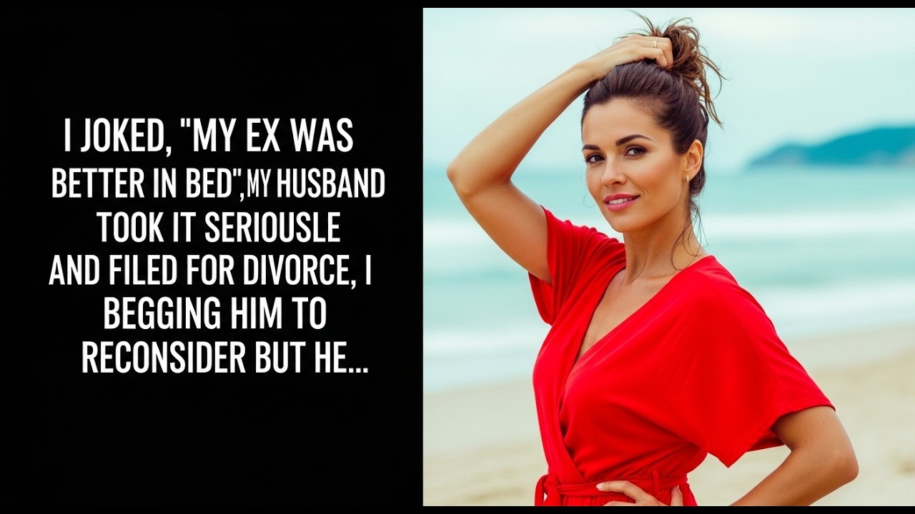 I joked, 'My ex was better in bed'-my husband took it seriously and filed for divorce. Cheating Wife