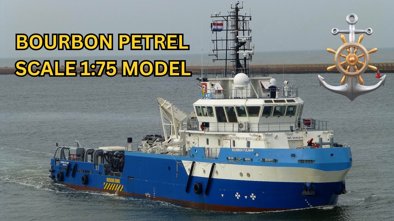 Real Life Bourbon Petrel Scale model –  Build for Project Visualization