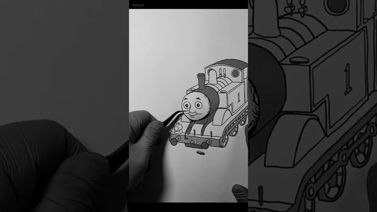 Паровозик Томас #паровозиктомас #поезд #анимация #страшилки #animation #shorts