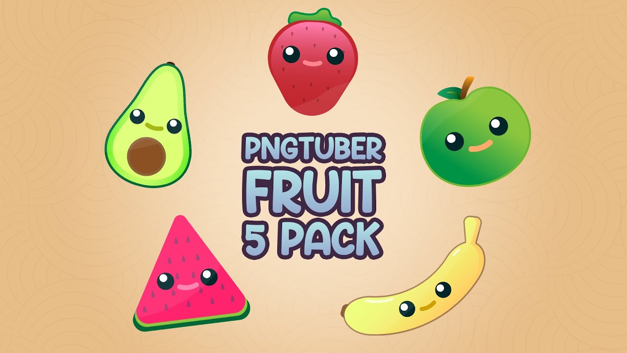 PNGTUBER FRUIT 5 PACK - Preview