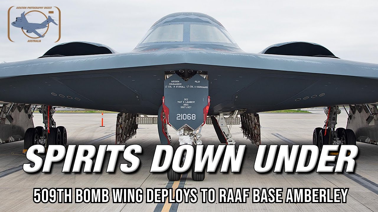 Spirits Down Under! B-2 Stealth Bombers at Amberley
