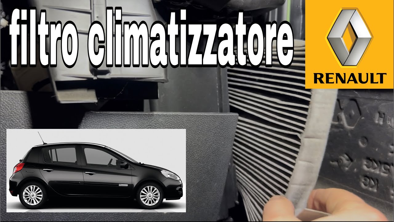 (ma come hanno montato questo filtro)🤦🏻 SOSTITUZIONE FILTRO CLIMATIZZATORE RENAULT CLIO 3 #bosch