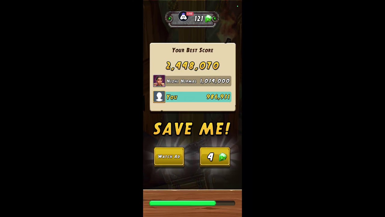 Impossible TempleRun2 Record Best Live Streaming | TempleRun2 Live |😱