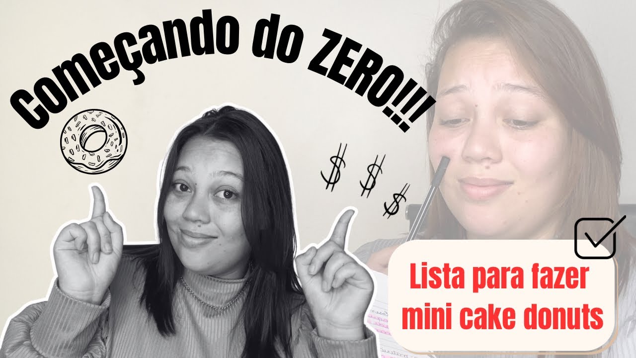 💰COMEÇANDO VENDER MINI DONUTS DO ZERO!!! O que você realmente vai precisar?