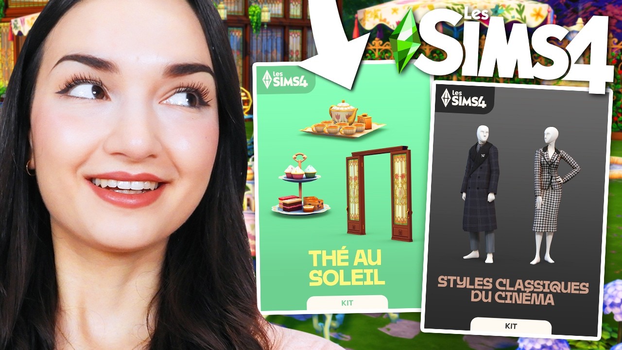Découverte des Kits gratuits Thé au soleil & Styles Classiques du cinéma ! | Sims 4