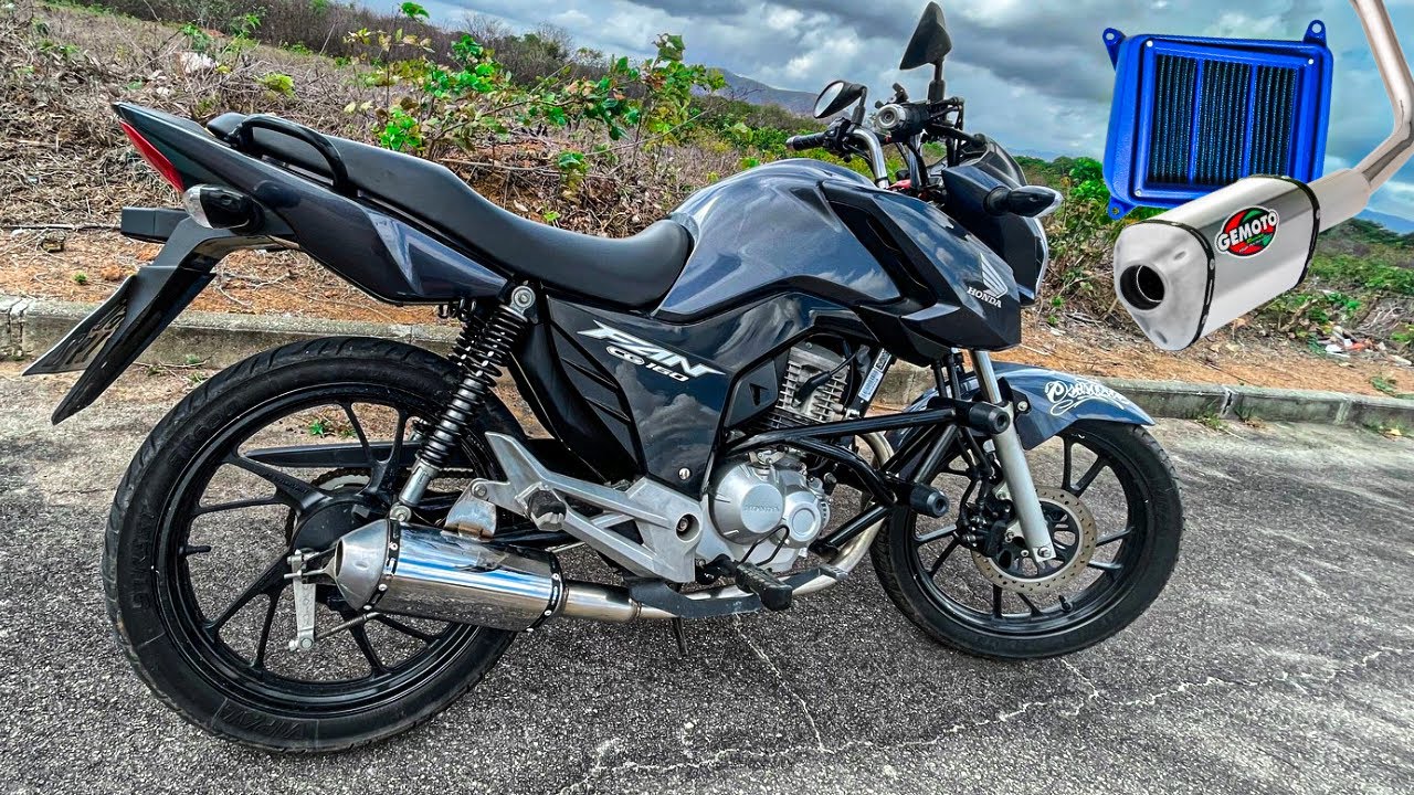 NÃO ACREDITO NO SOM DESSE ESCAPE!🥶GEMOTO TRIOVAL  na 160🤩🚀 (Meu novo escape esportivo)