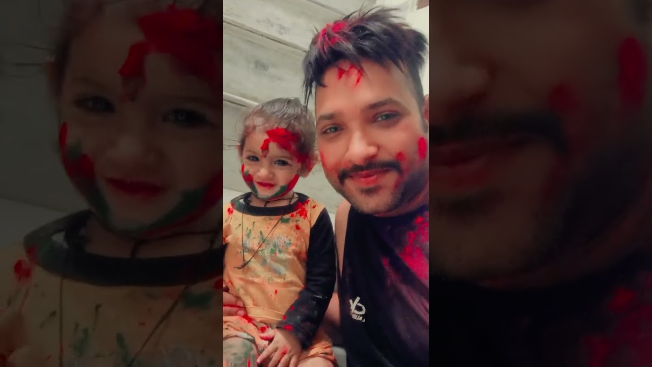 janvi ki first holi#hindudeity