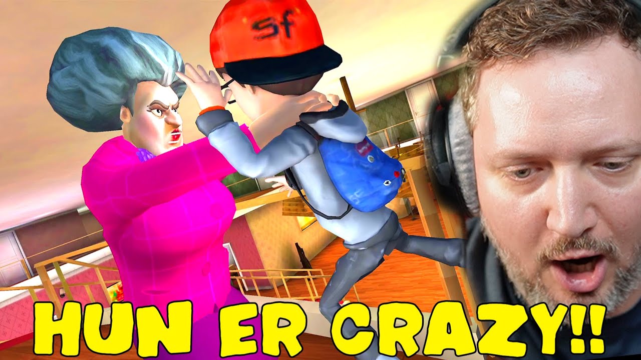 Min LÆRER var SINDSSYG!🤯 - Scary Teacher 3D #1