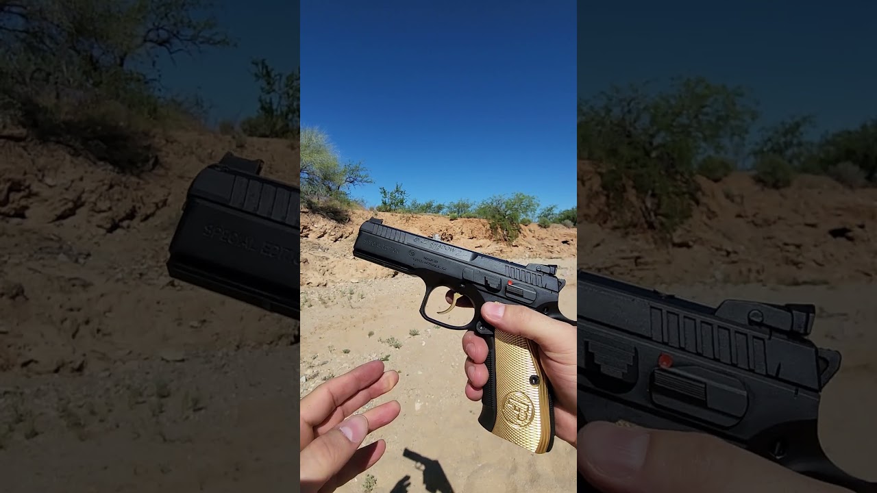 CZ SHADOW 2 SPECIAL EDITION GOLD DIGGER- FIRST SHOT #cz shadow 2 #special edition #cz gold