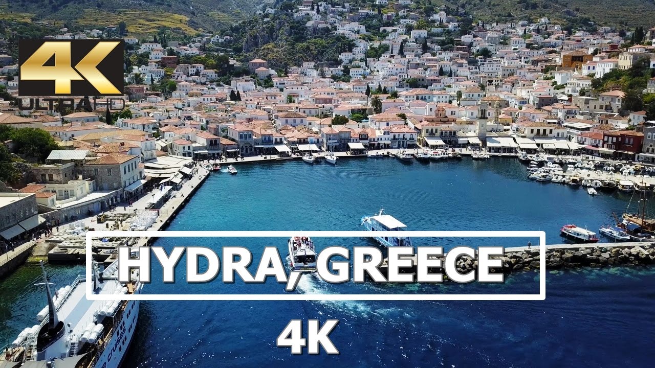 Hydra, Greece 4K Drone