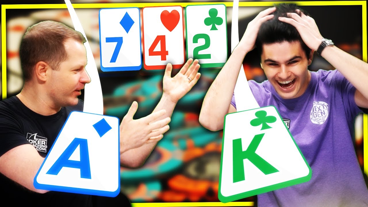 How To Play Ace-King Postflop When You MISS! [With Next Gen Poker]