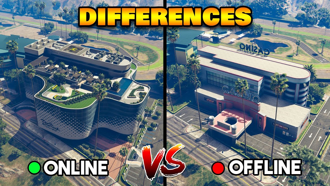 HOW DIFFERENT IS GTA ONLINE FROM GTA 5 SINGLE PLAYER? (GTA 5 ONLINE VS GTA 5 OFFLINE)