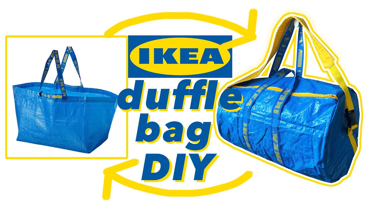 Make An IKEA Duffle Bag With Me | IKEA FRAKTA BAG DIY