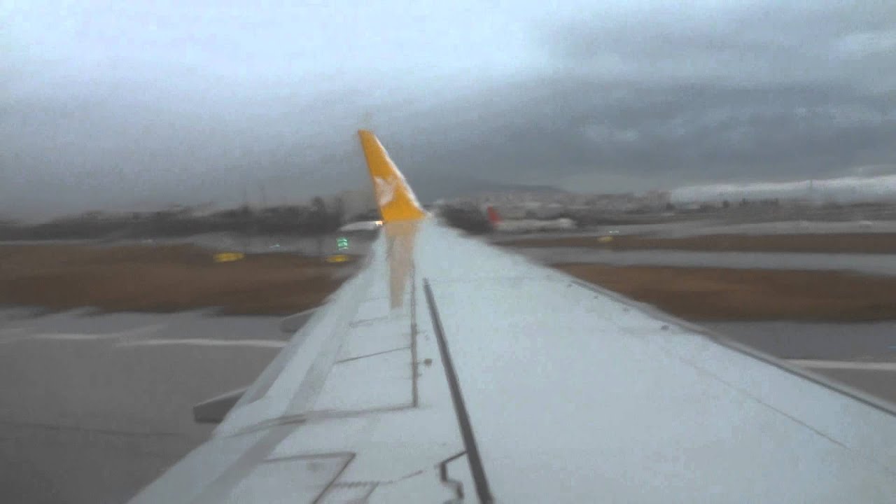 PEGASUS.SABIHA GÖKÇEN.Kalkiş.Take off in the rain.B737-800NG.TC-ANP.