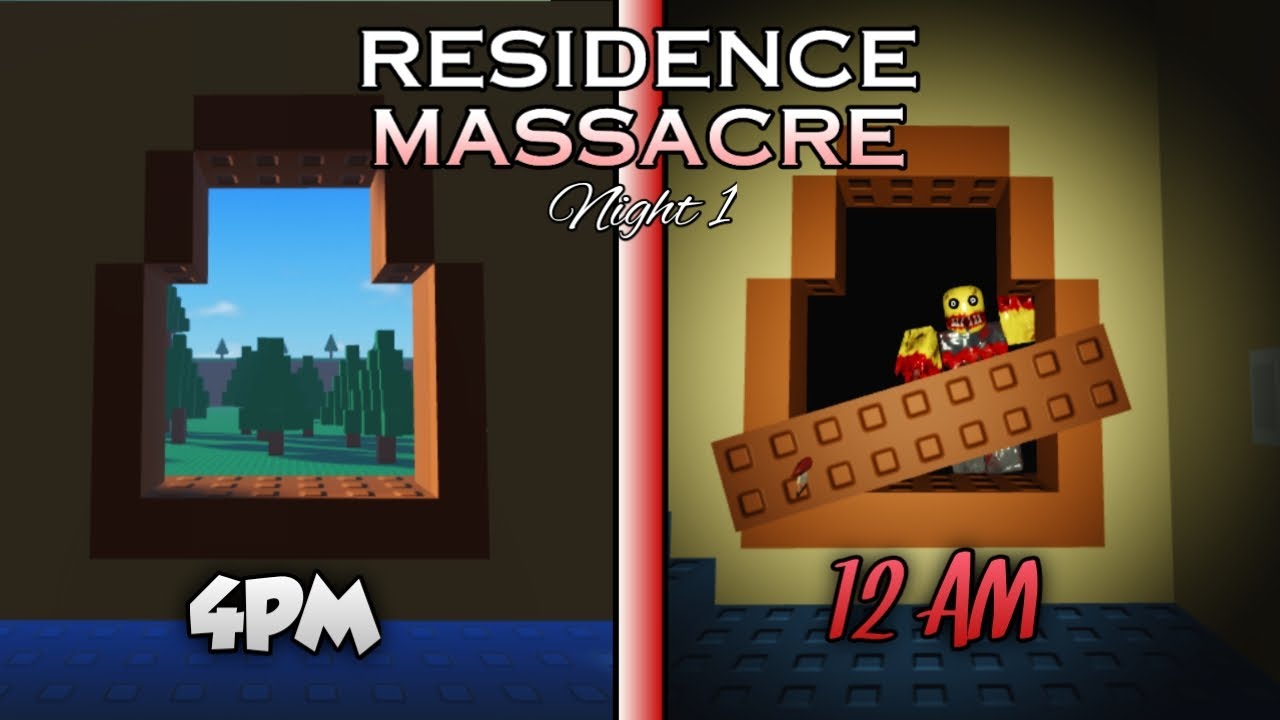 Residence Massacre Roblox | Full Gameplay night 1