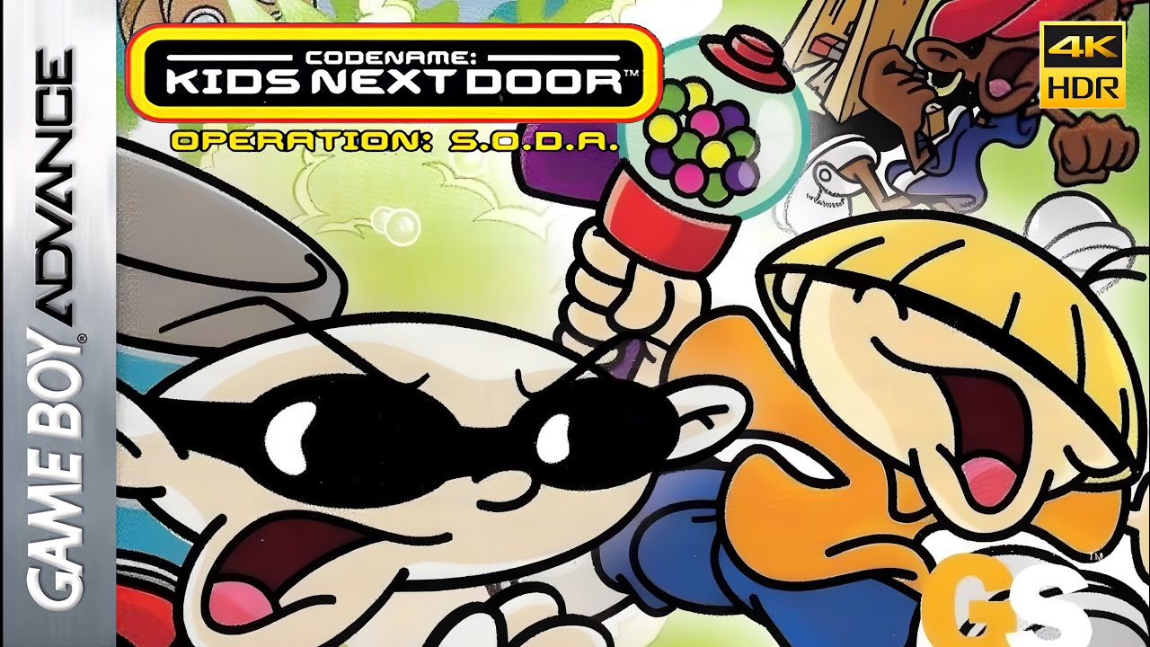 Codename: Kids Next Door - Operation: S.O.D.A. 4K 60FPS Full Game | Longplay GBA