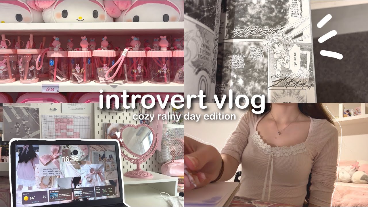 rainy introvert vlog ☁️ cooking, drawing, skincare