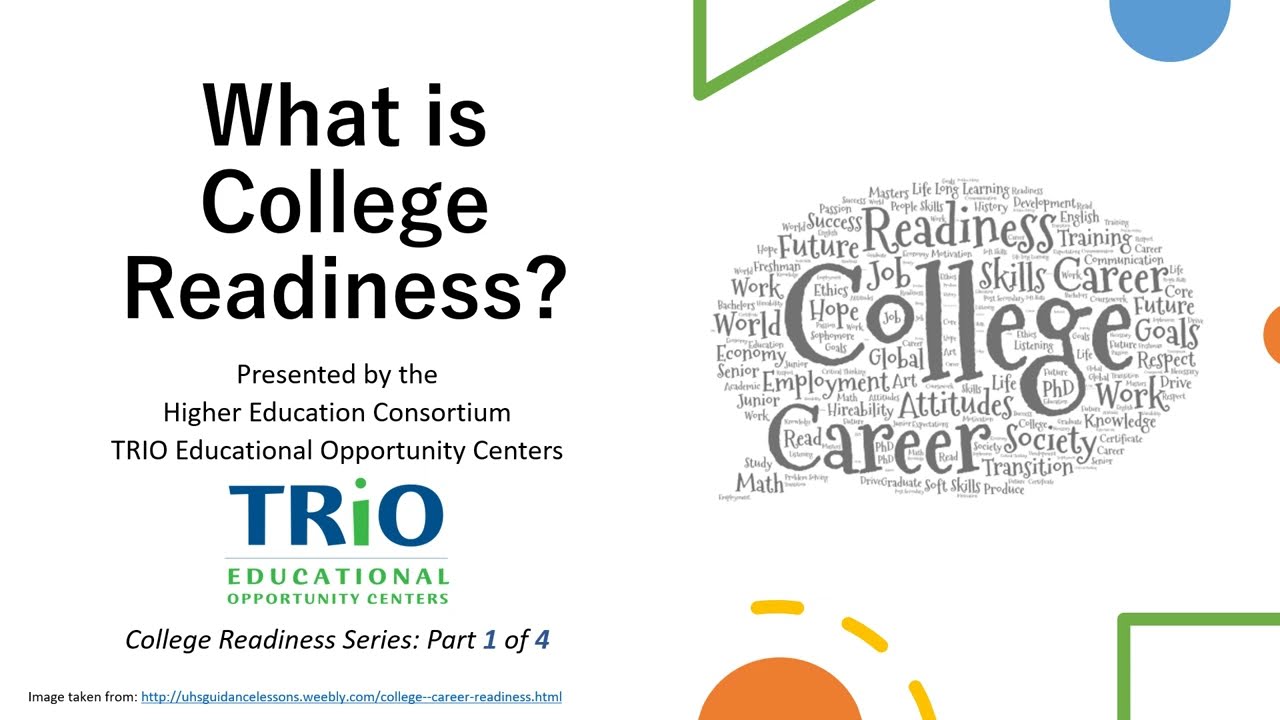 What is College Readiness? Part 1