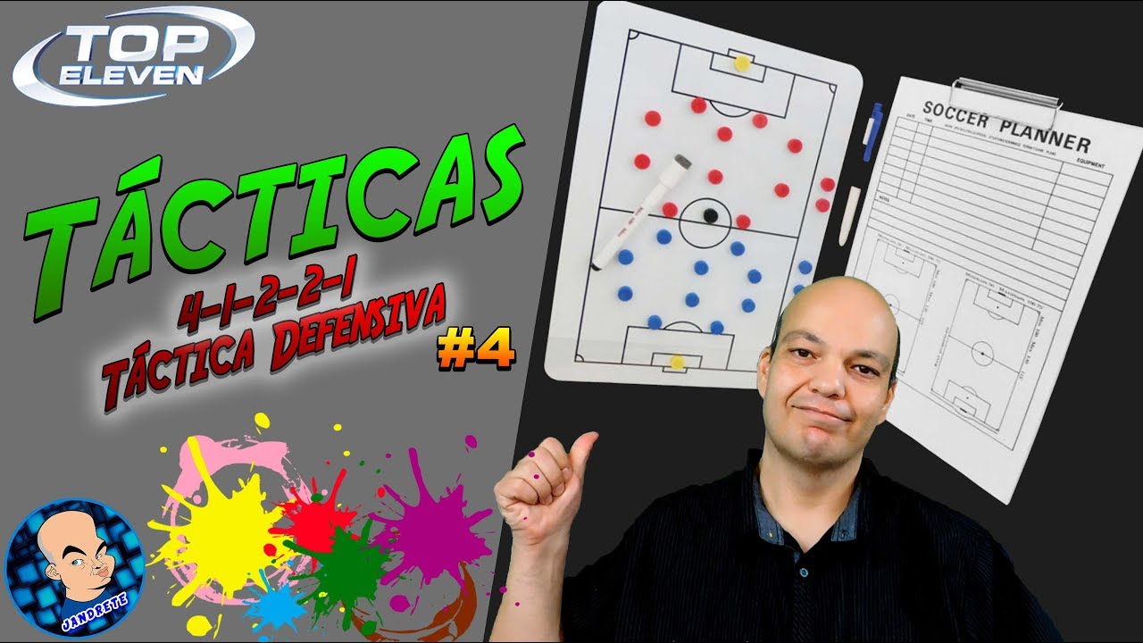 Top Eleven | Tácticas 04 | 4-1-2-2-1 Táctica Defensiva