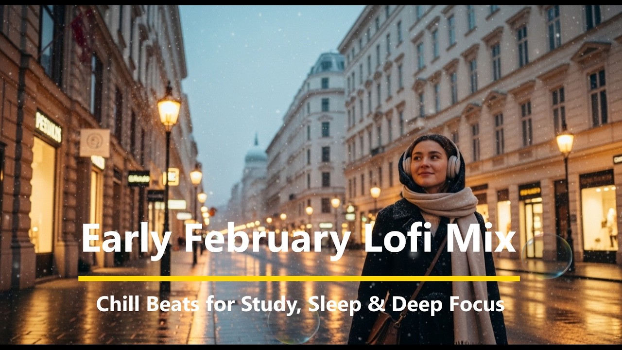 Title:Early February Lofi Mix 🎧 Chill Beats for Study, Sleep & Deep Focus (No Vocals, 1 Hour)