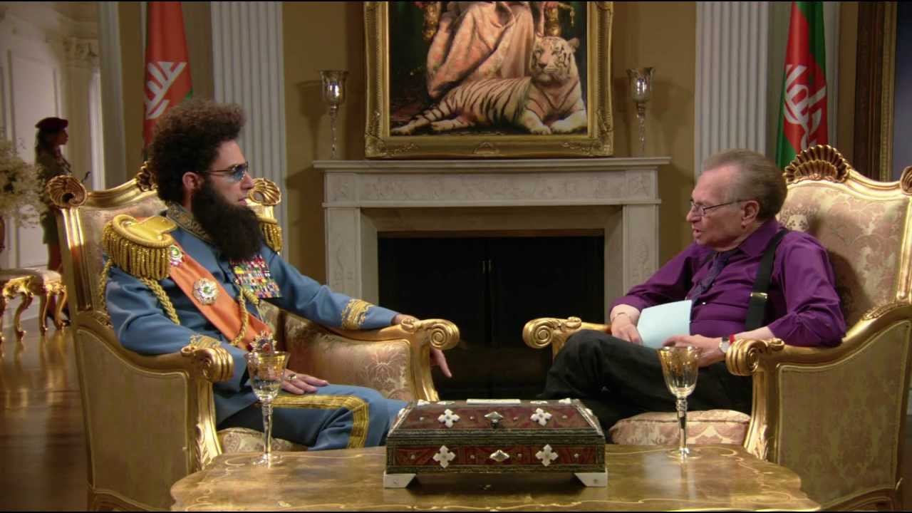 Il Dittatore - Intervista di Larry King all'Ammiraglio Generale Aladeen