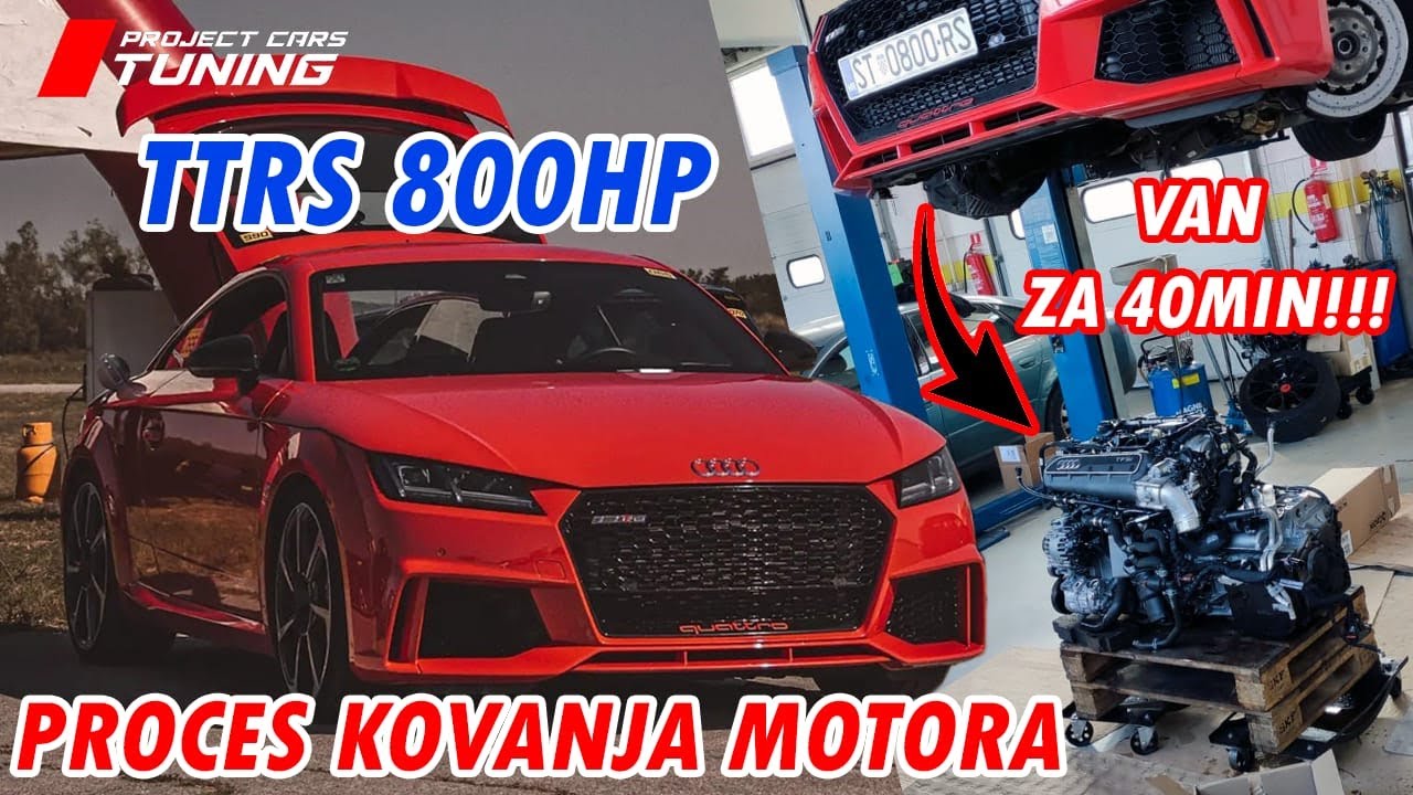 ***Izvadili motor iz TT RS-a  2018. godine  za 40 minuta*** (Nekima toliko treba za promjenu ulja)