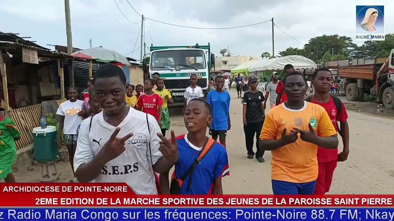 2EME ÉDITION DE LA MARCHE SPORTIVE DES JEUNES DE LA PAROISSE CATHÉDRALE SAINT PIERRE APÔTRE