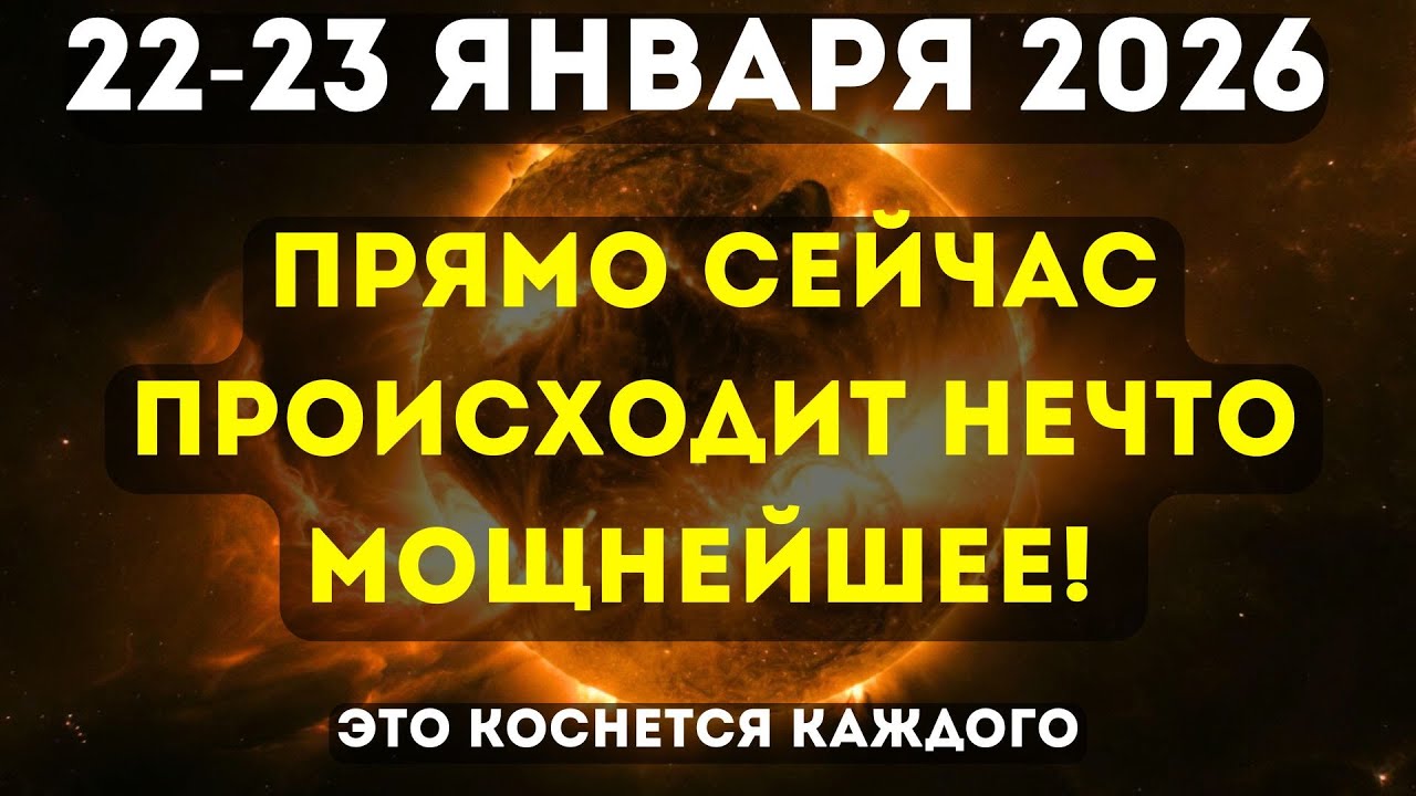 СРОЧНО! Магнитная буря 22-23 января приносит ОЧЕНЬ мощные и редкие энергии!  НЕ ПРОПУСТИТЕ!