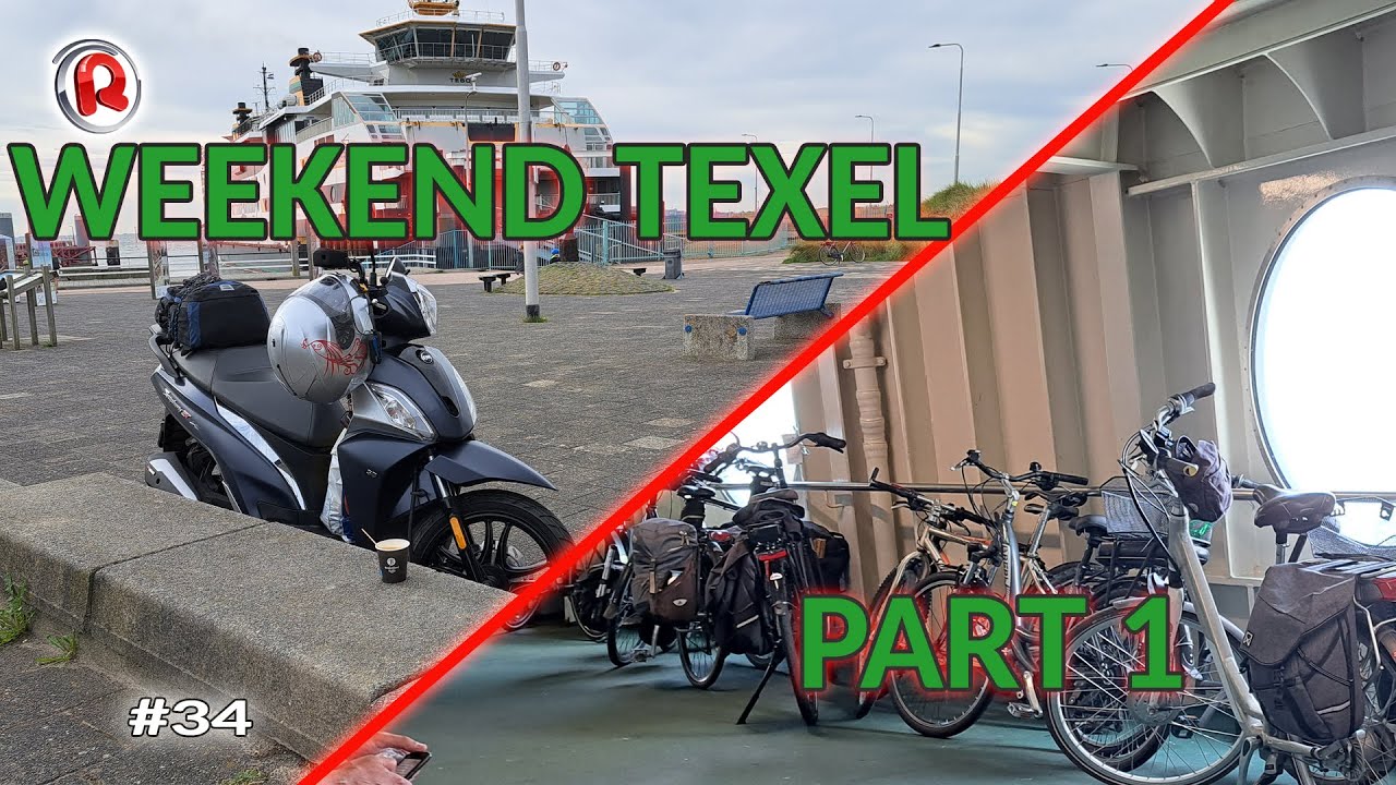 Vlog #034 Weekendje Texel (part 1) op de scooter en Canon 90D