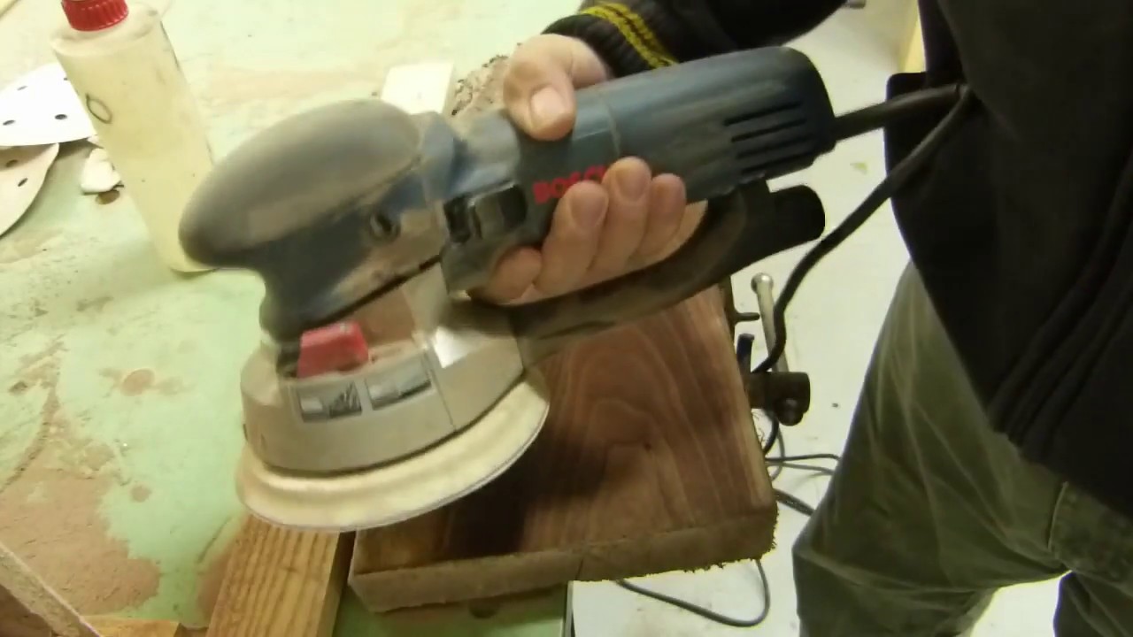 Bosch 1250 DEVS Sander: Real time test