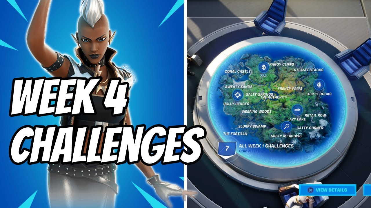 Fortnite Season 4 Week 4 Challenges | Full Challenge Guide
