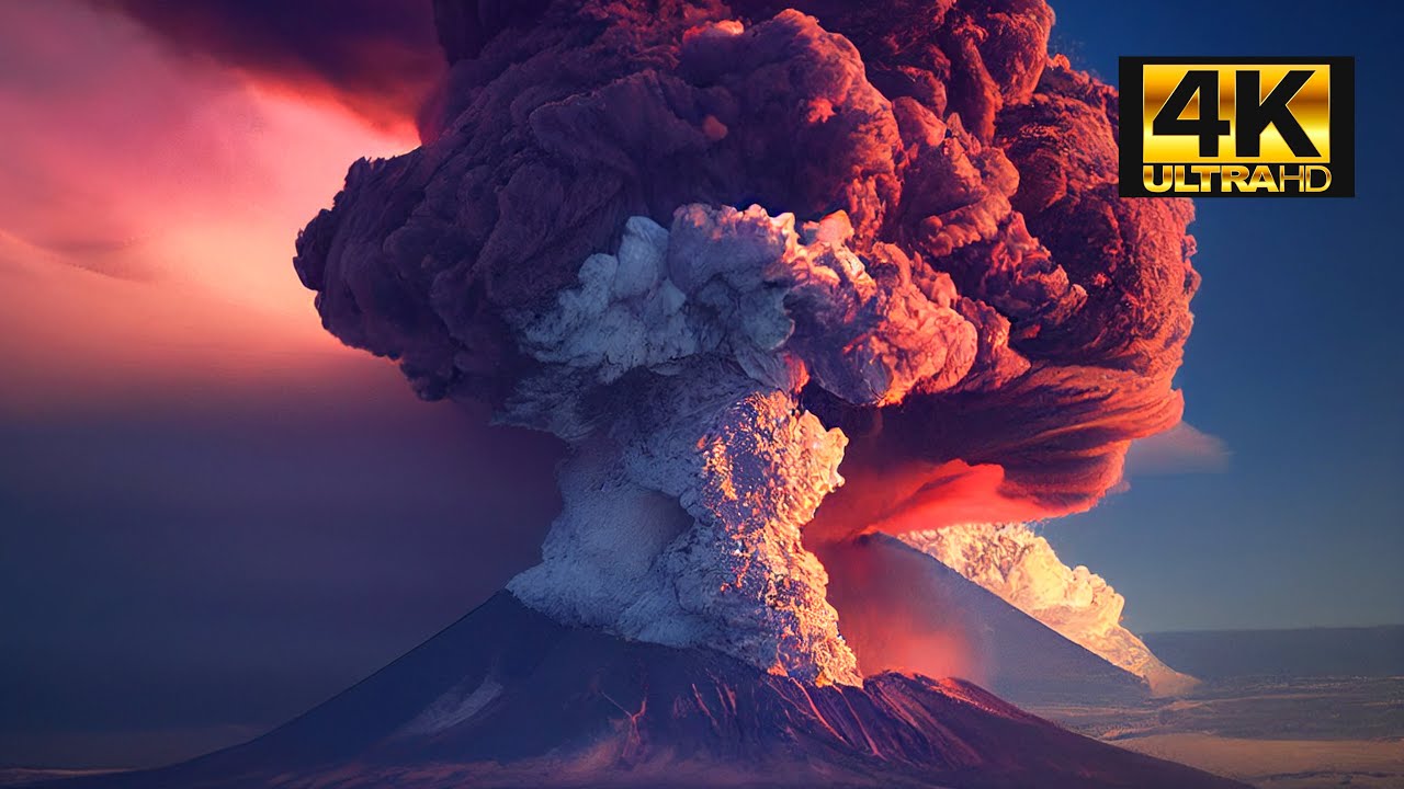 Volcano Smoke 8K | MUSIC 🌋