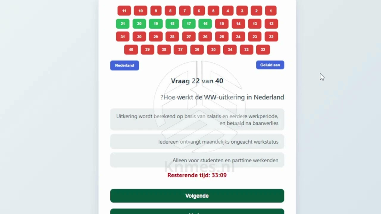 21-Volledige KNM-toets met antwoorden | التحضير لامتحان الاندماج في هولندا – Inburgeringsexamen