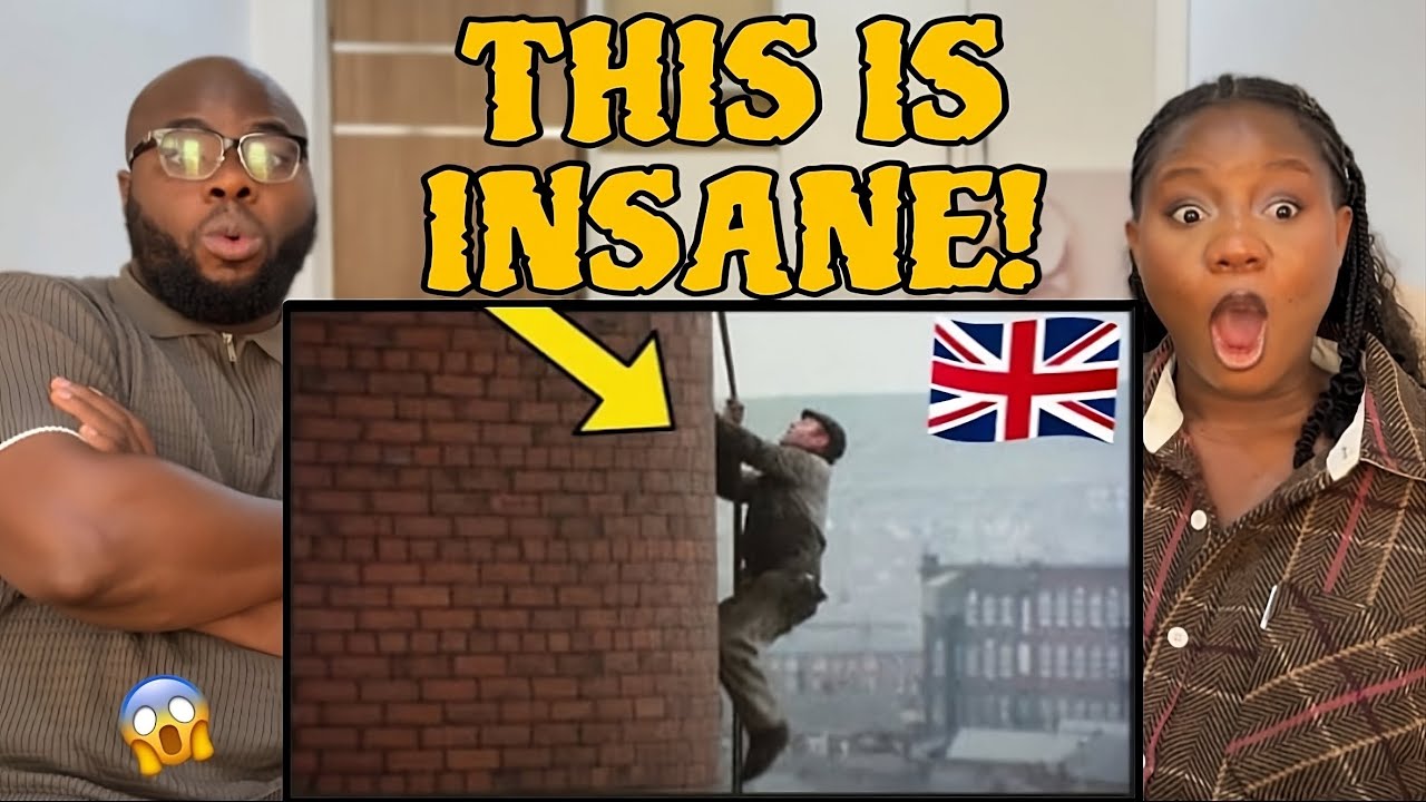 Foreigners React to Fred Dibnah - British Steeplejack Takes Down a Massive Chimney