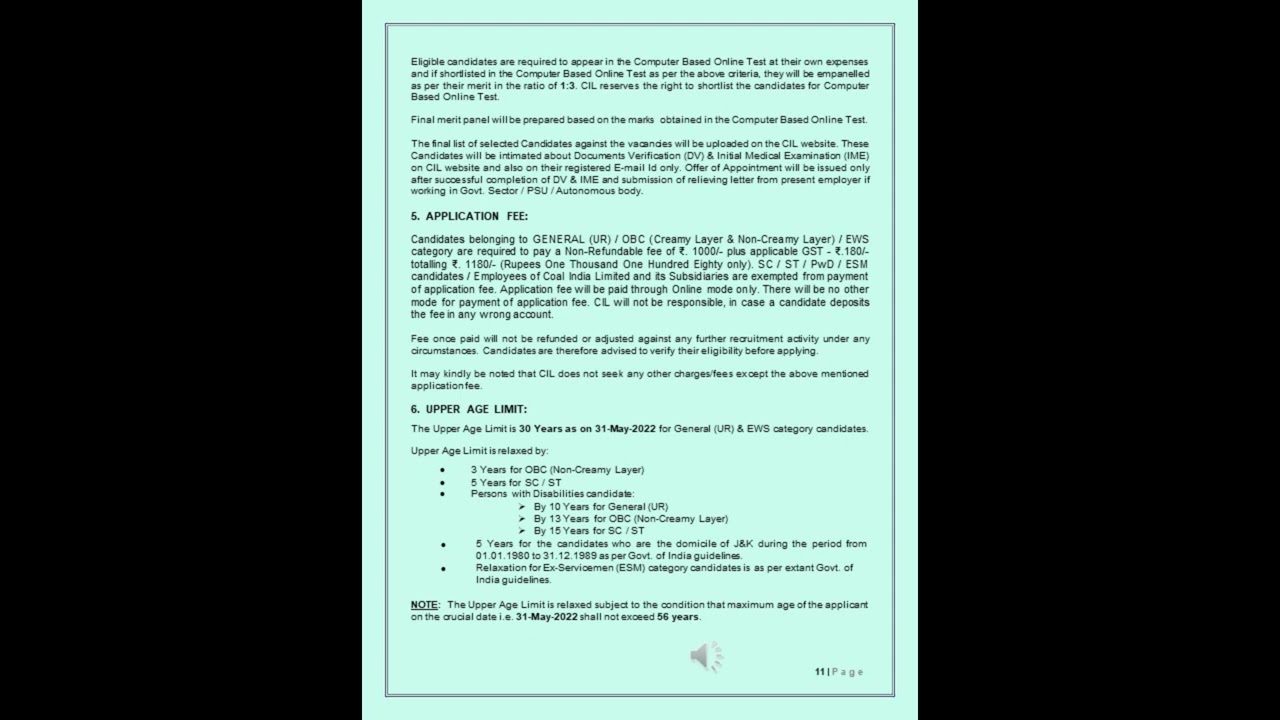 Coal India HR Practice set