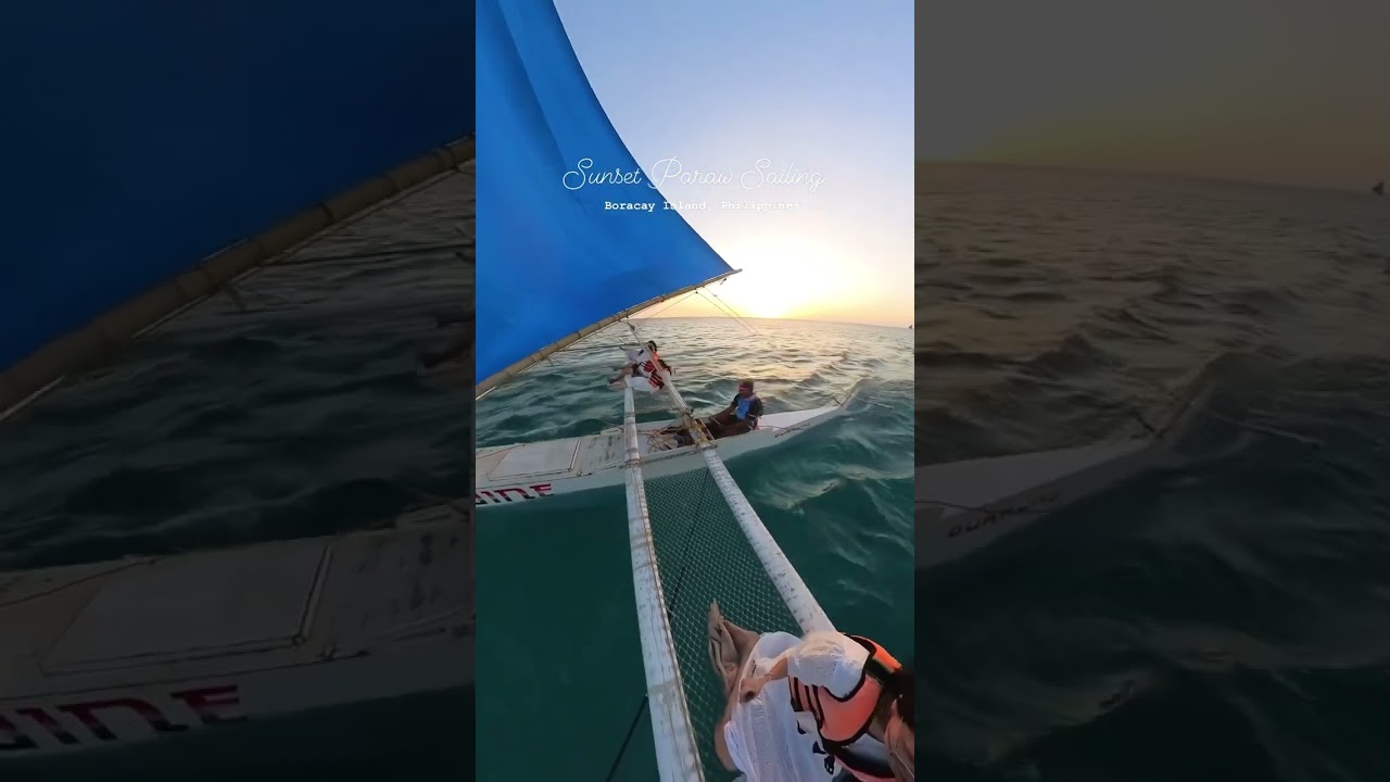Sunset Paraw Sailing, Boracay Island, Phillippines