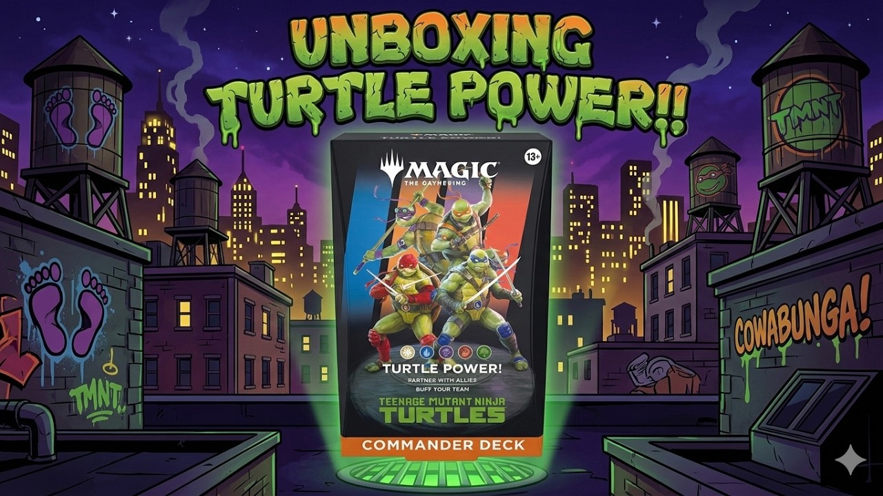 UNBOXING TURTLE POWER!!! O MELHOR PRECON DA HISTÓRIA?!?!