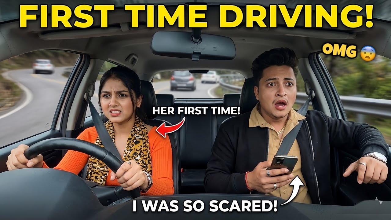 Sakshi का First Time Driving 😱 | I Was So Scared (OMG!) - SHADY UJJU