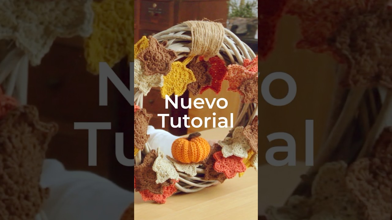 Nuevo Tutorial - Hojas de Ganchillo #escuelamidesenchufe #tejido #tejidoamano
