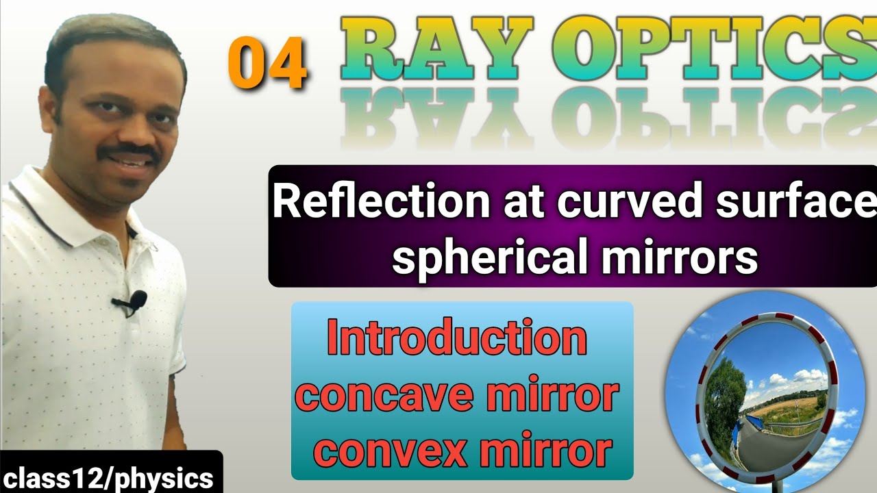 Ray optics 04 : Spherical mirrors, concave, convex, focus, focal length sign convention, CLASS 12