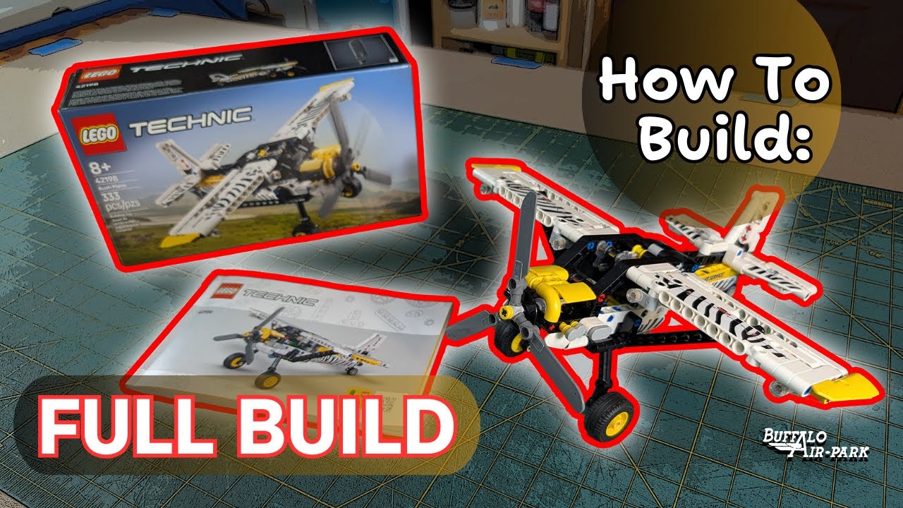 LEGO Technic Bush Plane (42198) – Complete Start-to-Finish Build Tutorial