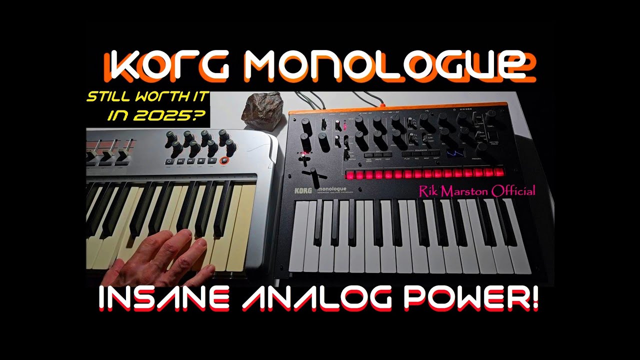 Korg Monologue Insane Analog Power! VCO Mono Synthesizer Rik Marston